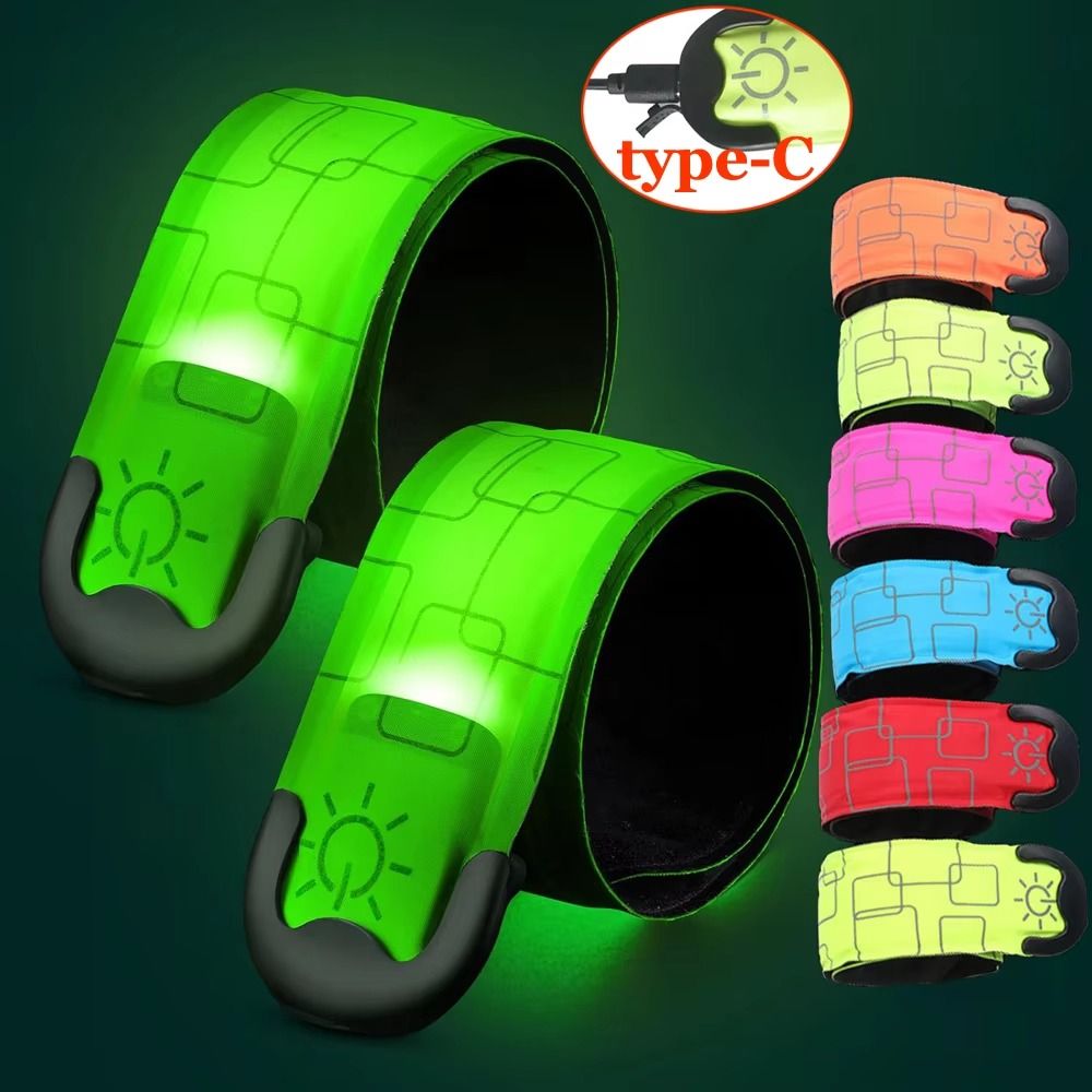 Running Visibility Gear - Braçadeira de Corrida Noturna Estilo Bateria,