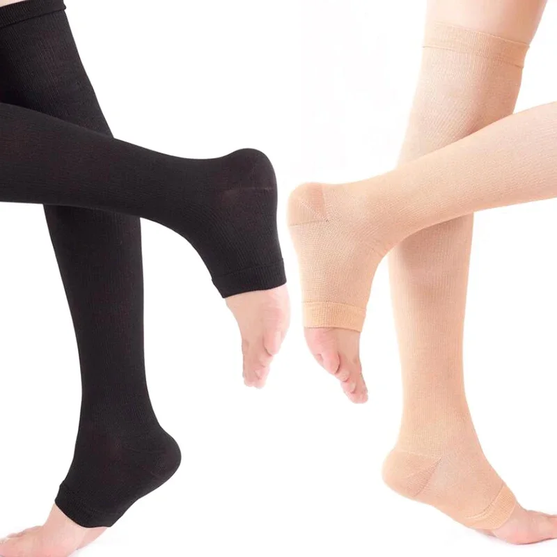Compression Calf Sleeve - 1 Par de Meias de Compressão