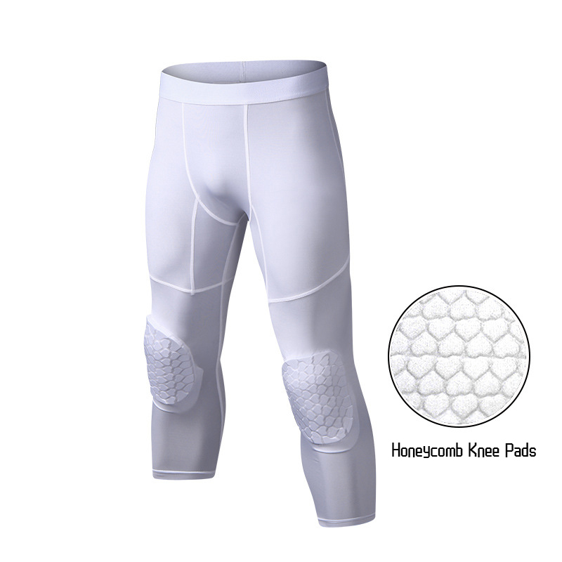 Running Gear Cool - Calças de basquete masculinas com joelheiras,