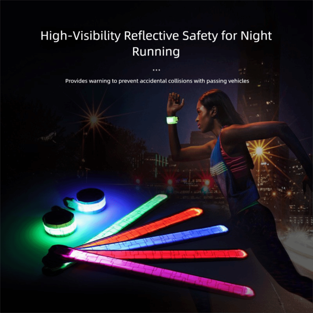 Running Visibility Gear - Estilo da bateria noite correndo braçadeira