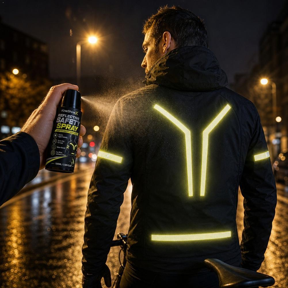 Running Visibility Gear - Spray Refletivo Noturno de Segurança, Tinta