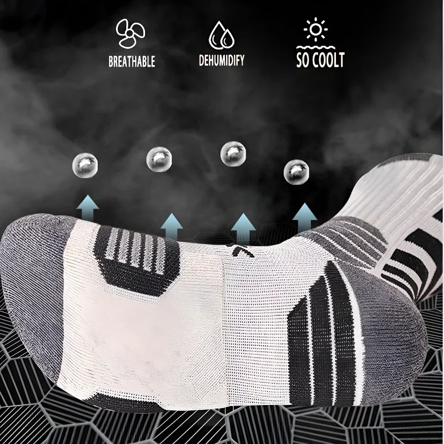 Meias de compressão respirávei - Running Gear Cool avaliação e preço
