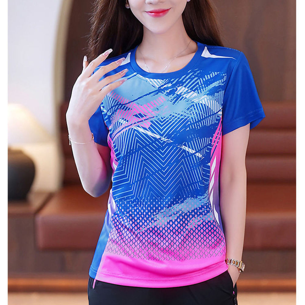 Camiseta Feminina de Manga Cur - Running Gear Cool avaliação e preço