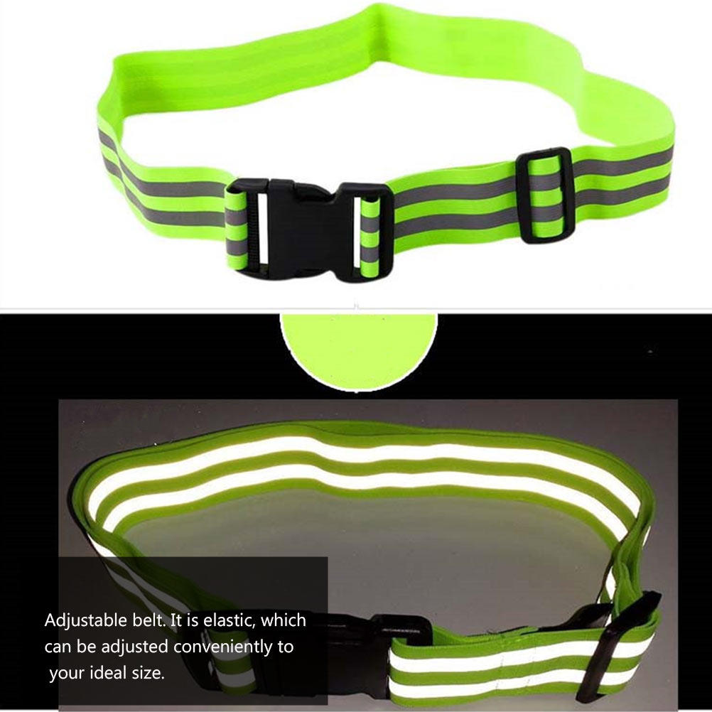2 unidades de cinto refletor m - Running Visibility Gear avaliação e preço
