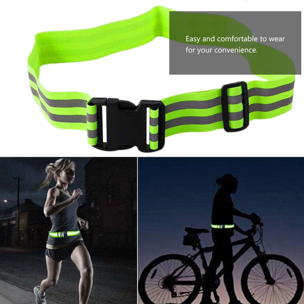 2 unidades de cinto refletor m - Running Visibility Gear avaliação e preço