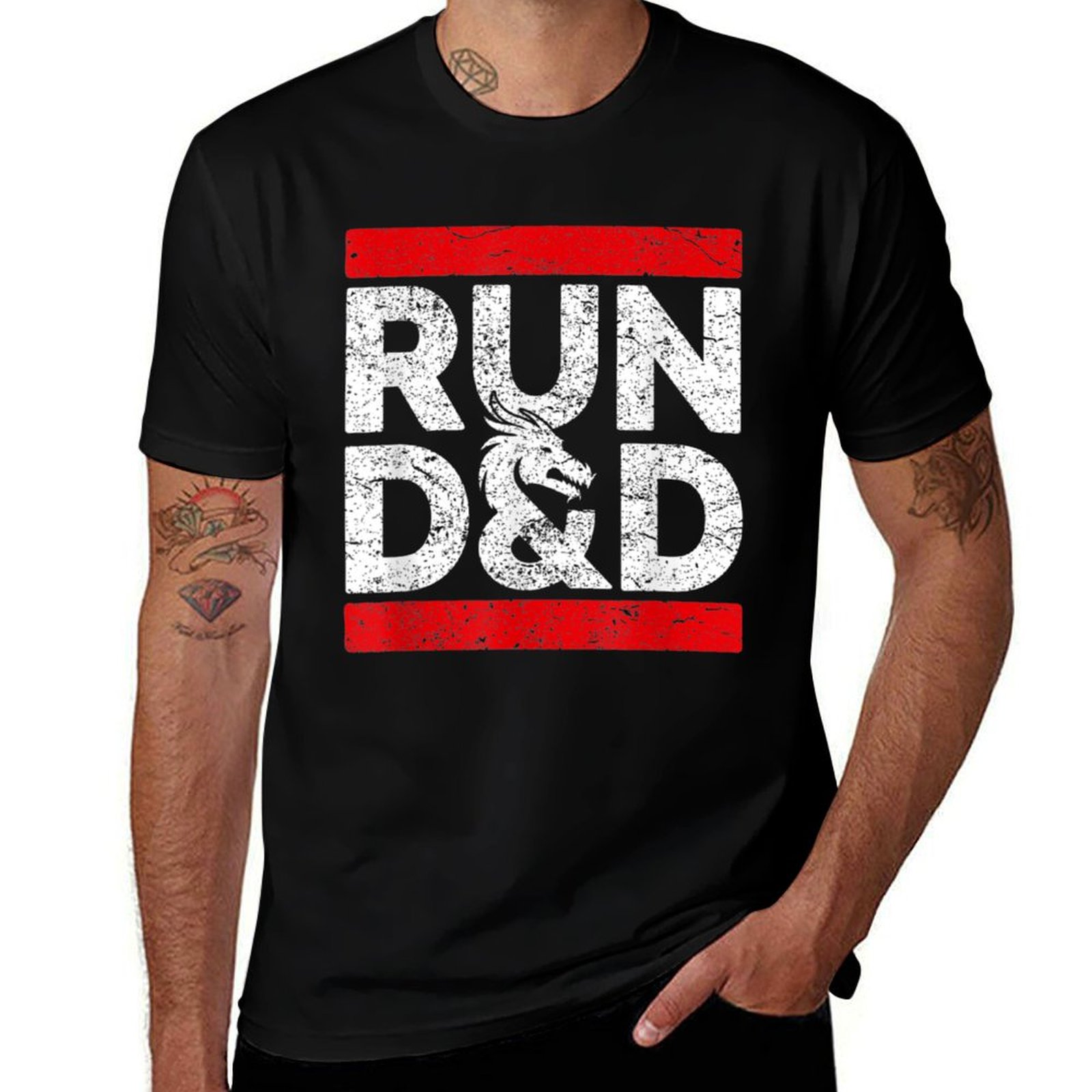 Camiseta Run D&D Board Game Di - Running Gear Retro avaliação e preço