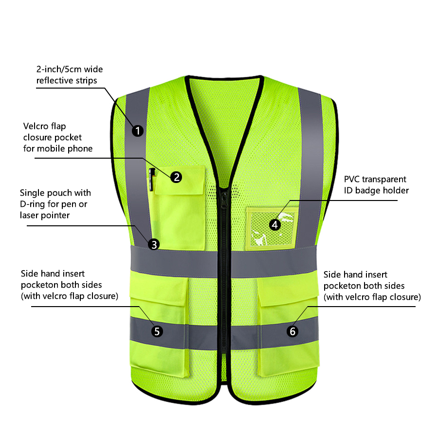 Colete de Segurança Ajustável, - Running Visibility Gear avaliação e preço