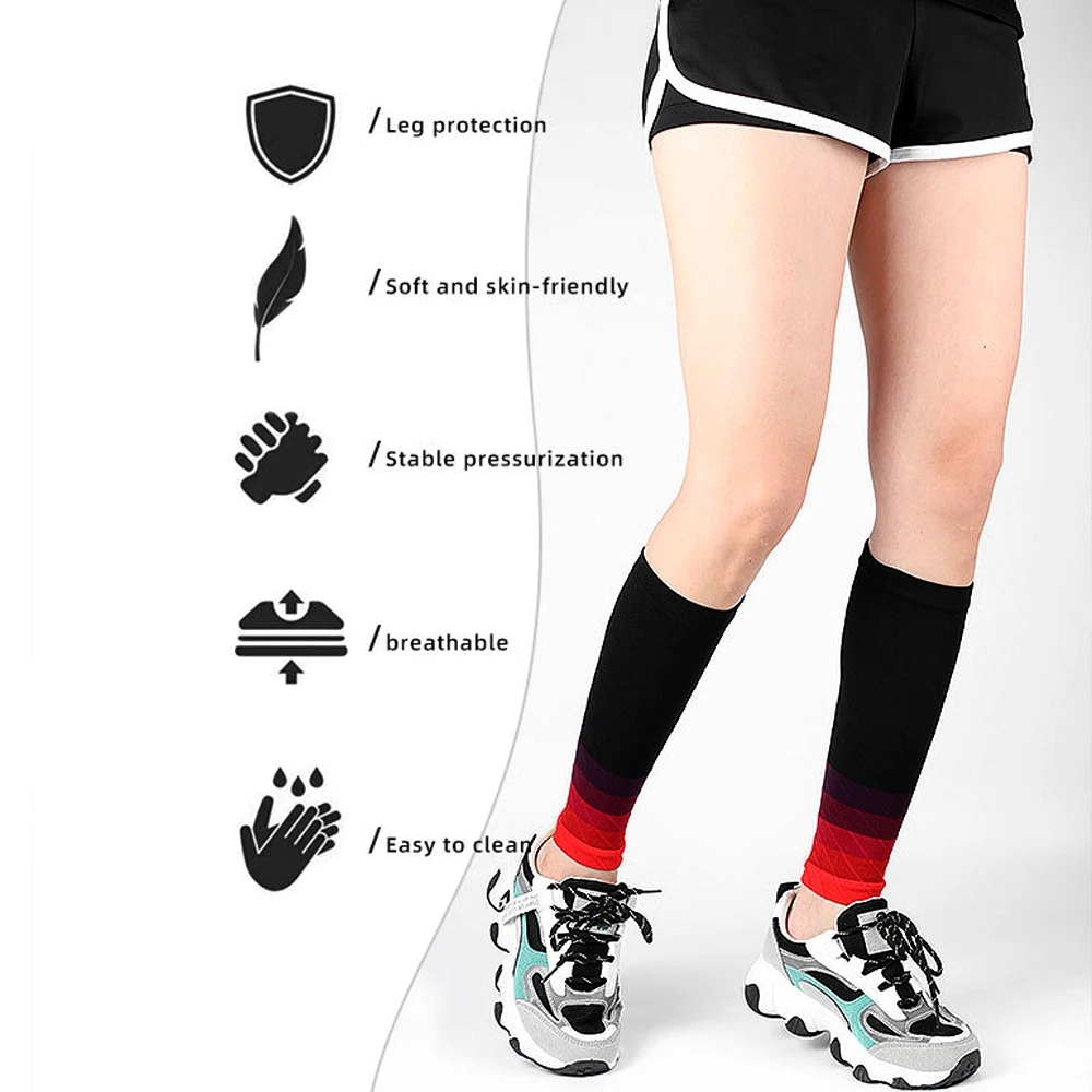 1 Par de Mangas de Compressão  - Compression Calf Sleeve avaliação e preço