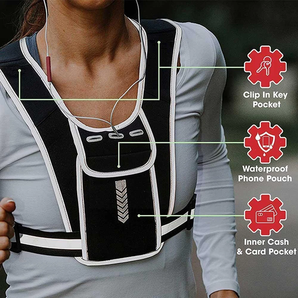 Colete correndo com suporte de - Running Gear Cool avaliação e preço