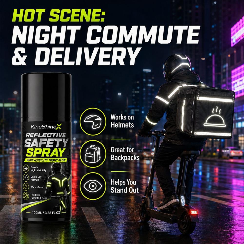 Spray Refletivo Noturno de Seg - Running Visibility Gear avaliação e preço